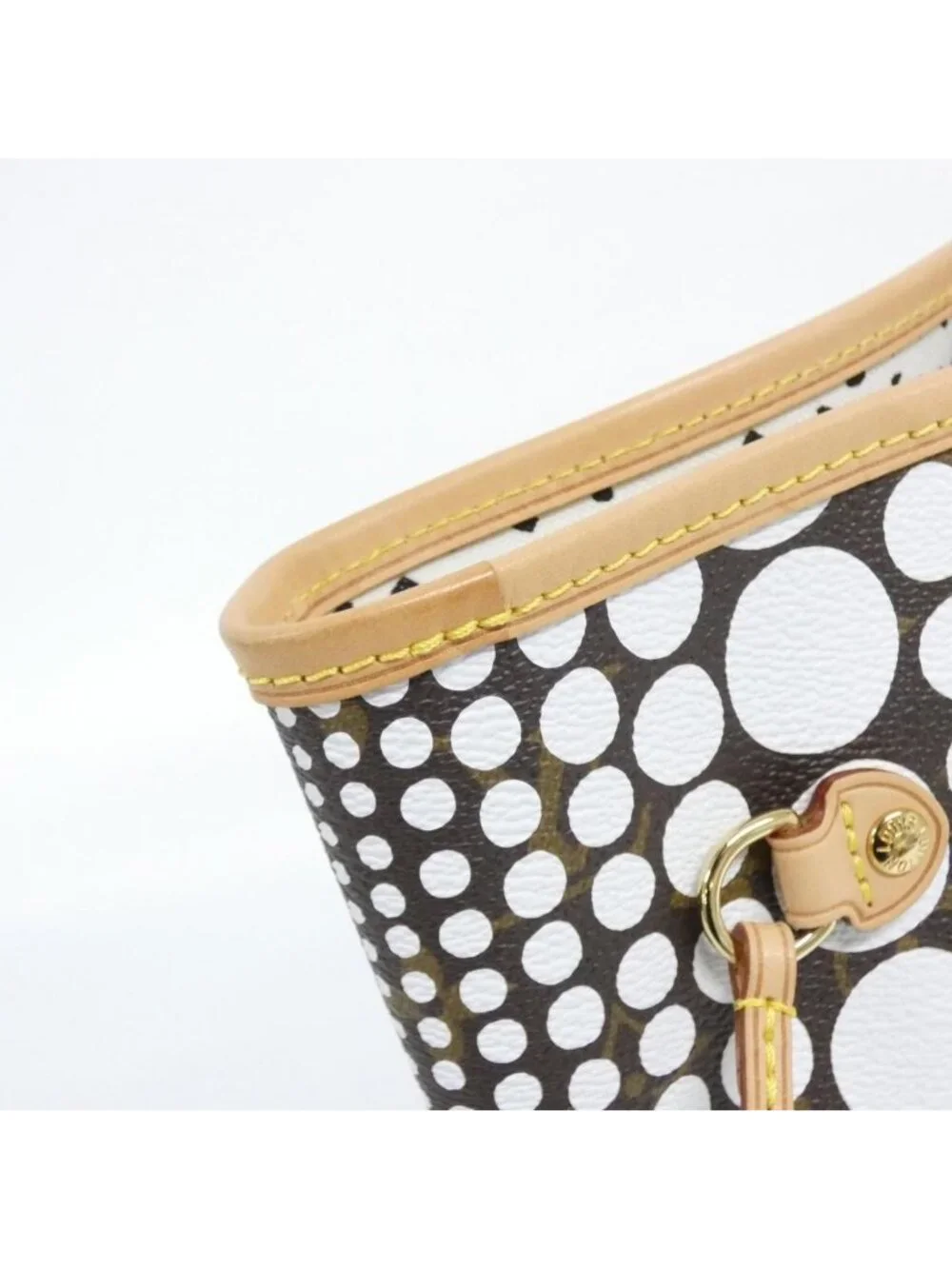 Louis Vuitton Monogram Wave Neverfull MM Bag Brown Marron Yayoi Kusama
